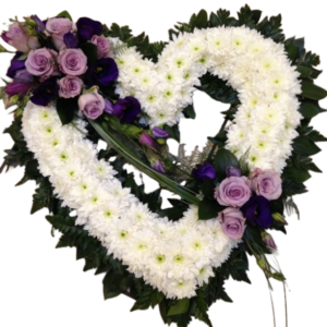 rose heart bouquet