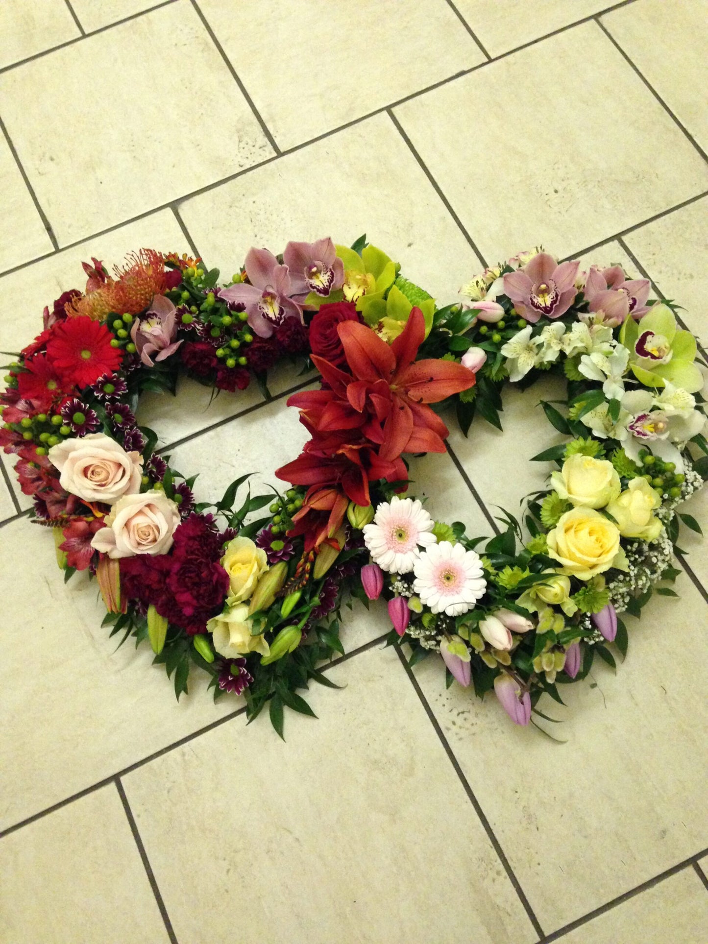 Double Open Heart – Loose Flower Mix