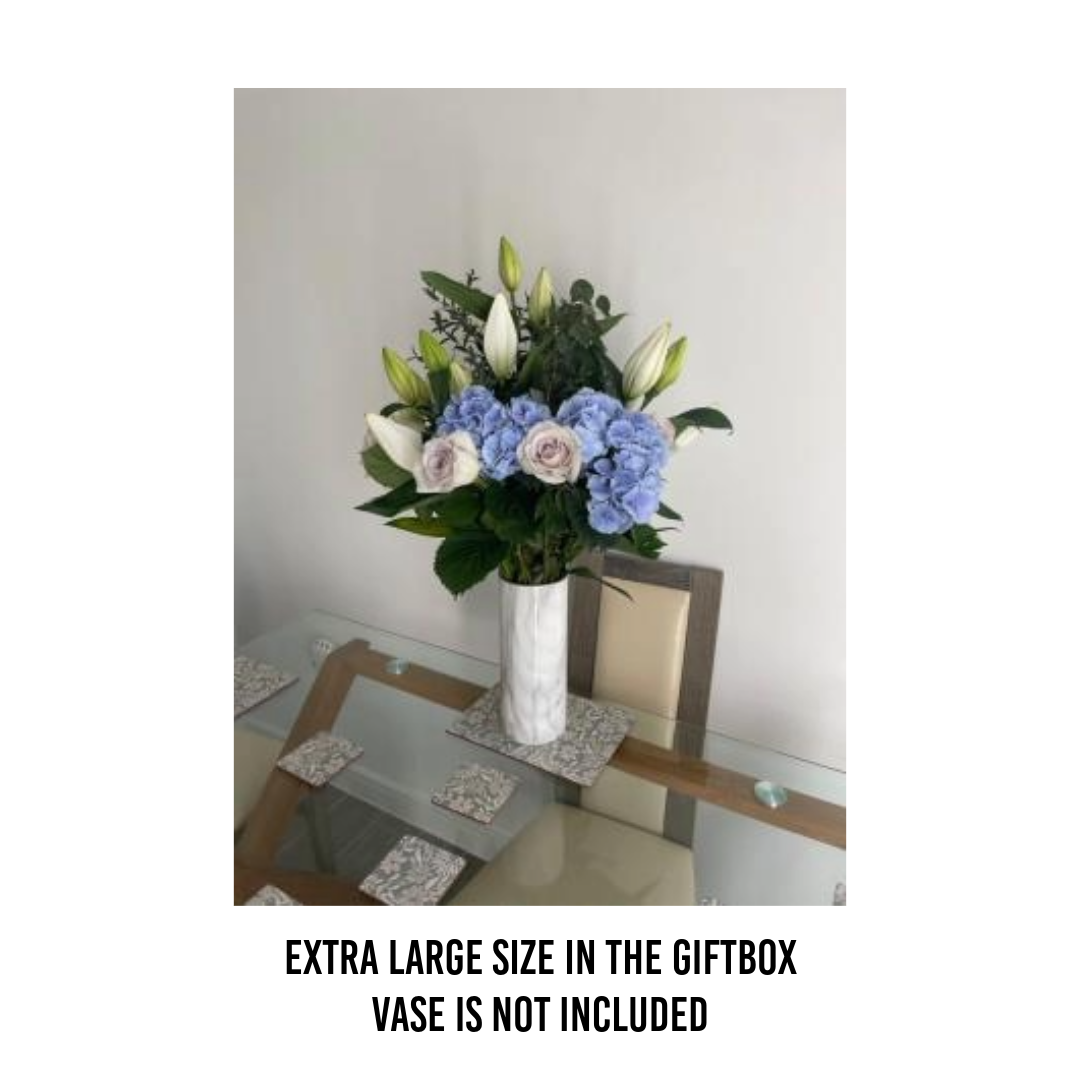 hydrangea bouquet rose