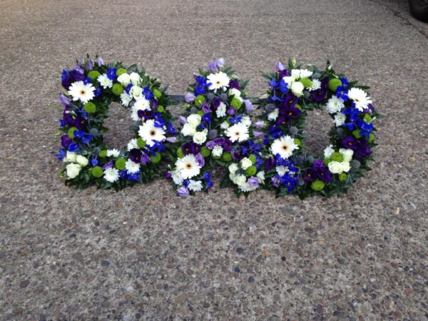 funeral flowers lettering