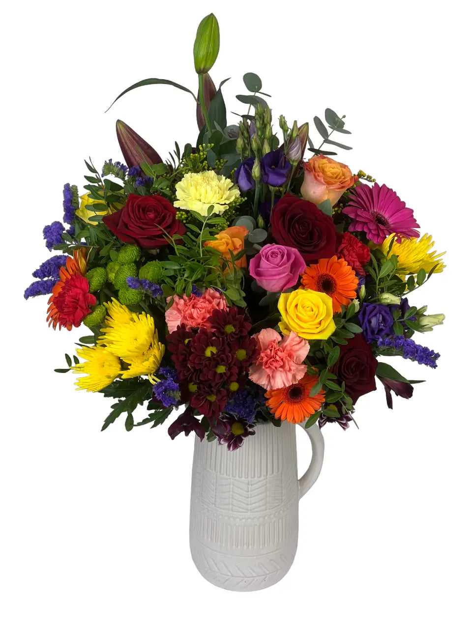 Multi Flower Set RITA – The Multi-Colour | Mixed Flower Bouquet – Sanita's Flowers
