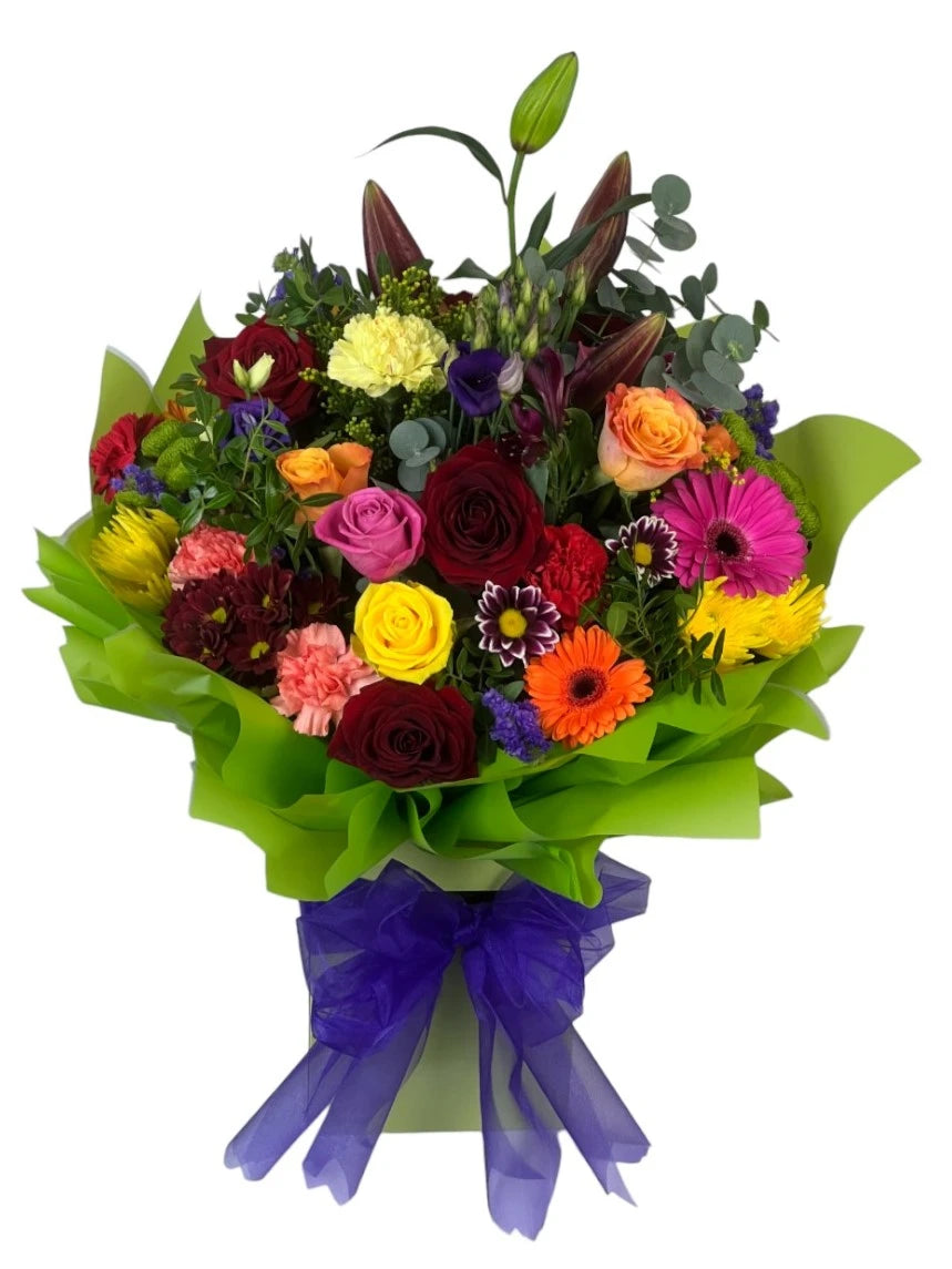 Multi Flower Set RITA – The Multi-Colour | Mixed Flower Bouquet – Sanita's Flowers