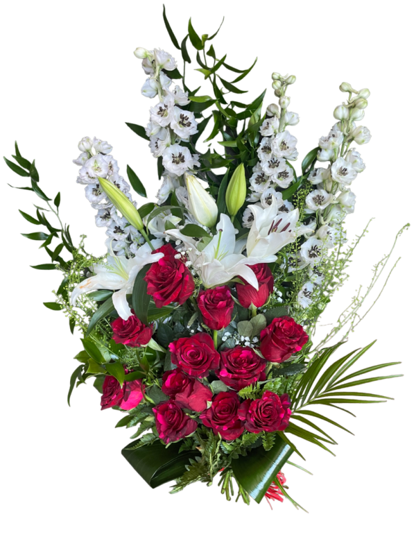 flat flower bouquet